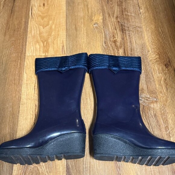Sperry Women’s Navy Waterproof Rain Boots (2” Heel)(Size: 6M) EUC - Picture 10 of 16